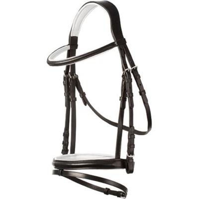 LEXHIS ENGLISH BRIDLE hnedo biela