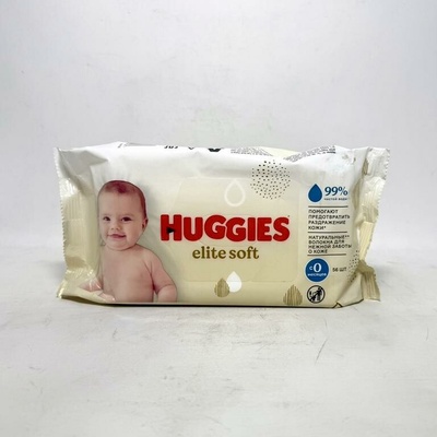 Huggies Elite Soft vlhčené utierky 56 ks
