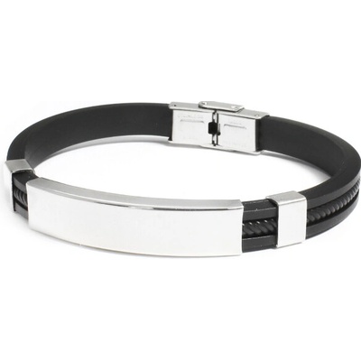 BM Jewellery Pánský náramek z chirurgické oceli S1066100
