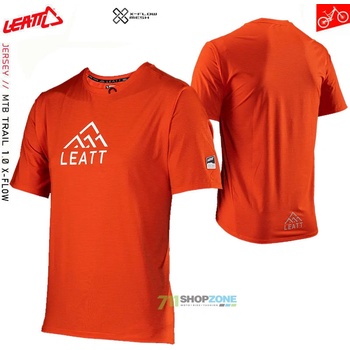 Leatt MTB Trail 1.0 X-Flow glow
