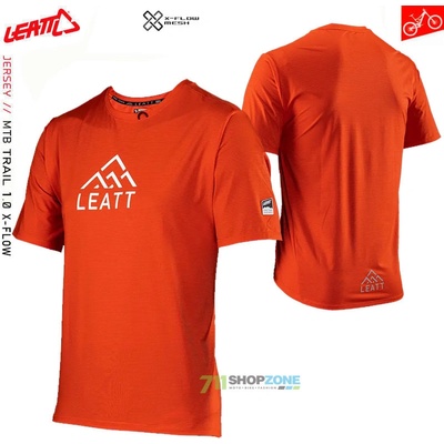Leatt MTB Trail 1.0 X-Flow glow