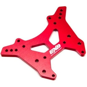 Arrma предна кула за амортисьори L CNC 7075 T6 алуминий, червена