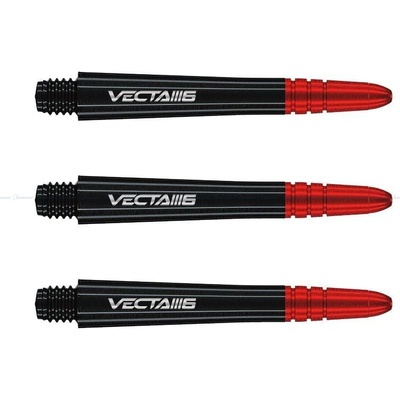 Winmau Vecta Blade 6 plastové s hliníkovým topem černé střední