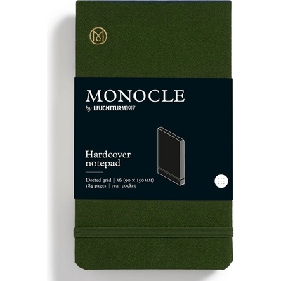 Leuchtturm1917 Tečkovaný Notepad Monocle Pocket A6 Olive