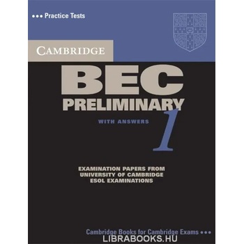 Cambridge BEC Practice Tests Preliminary 1 Student's Book with answers