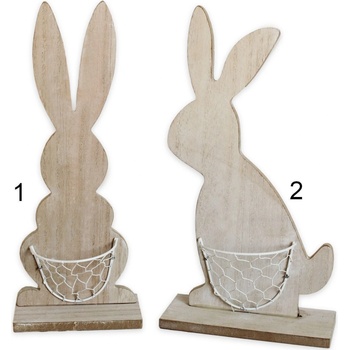 Zajíc dřevo 30,5cm mix