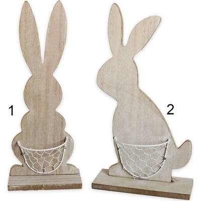 Zajíc dřevo 30,5cm mix