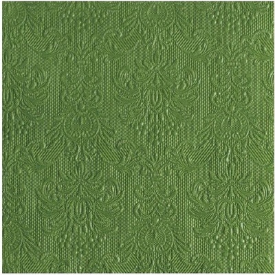 Ambiente ubrousky Elegance 3V trávově zelené 15ks 33x33cm