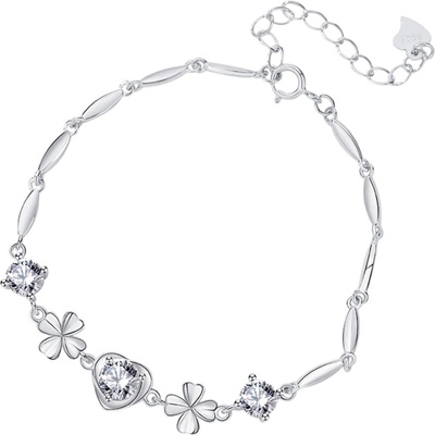 Silenti Jewelry Сребърна гривна "Блаженство