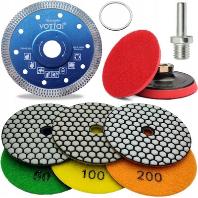 Diamantový kotouč Vorfal 125 mm lešticí 5 ks