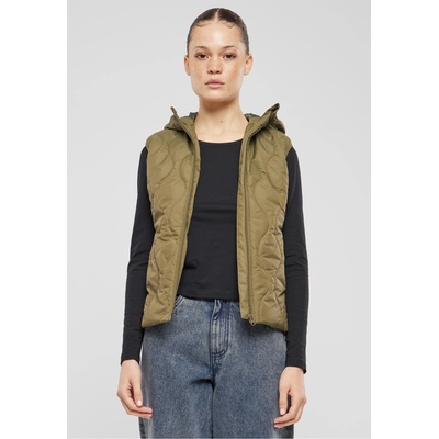 Urban Classics Грейка Ladies Super Light Puffer Vest olive XXLUB-TB7009-00176 - Камуфлаж, размер M