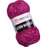 YARNART Denim Washed 920 Magenta Плетива прежда (Denim Washed 920)