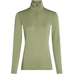 Icebreaker Дамско мериносово термобельо Icebreaker Women's 260 Tech L/S Half Zip Merino base layer - Lichen - размер XS (115-2262-0611)