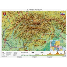 STIEFEL Mapa Slovensko-geografická B1 formát