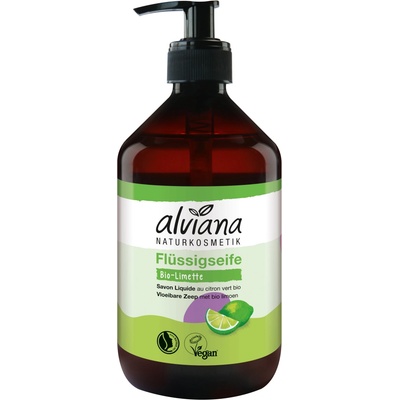 alviana Naturkosmetik tekuté mydlo s bio limetkou 500 ml