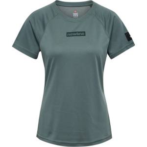 Newline Women's Charge Short-Sleeve Performance Running Top - Balsam Green