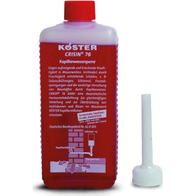 KÖSTER CRISIN 76 Concentrate, hydroizolácia proti vzlínajúcej vlhkosti Objem: 30l