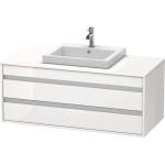 Duravit Ketho - Шкафче за умивалник 50x120x55 см, 2 чекмеджета, лъскаво бяло KT675602222 (KT675602222)