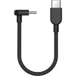 Xiaomi Кабел Xiaomi USB-C към USB-C 10 cm, 3A, 60W, 90° конектор, оплетен, тъмносив (BHR08W0GL)