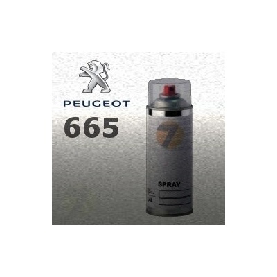 PEUGEOT 665 GRIS ARGENT metalická barva Sprej 400ml