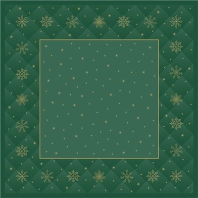 Dunicel Obrus ​​RHOMBUS GREEN 20ks 84x84cm