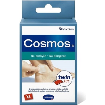 COSMOS gelová náplast na puchýře XL 7,5 × 4,5 cm 5 ks