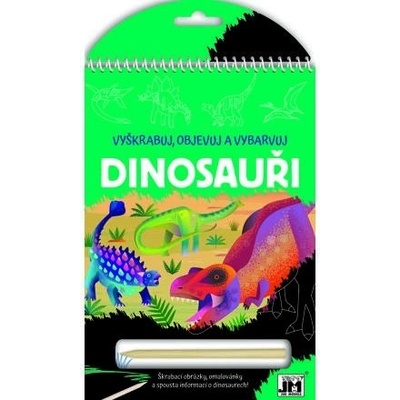 Jiri Models Vyškrabuj objevuj vybarvuj Dinosauři