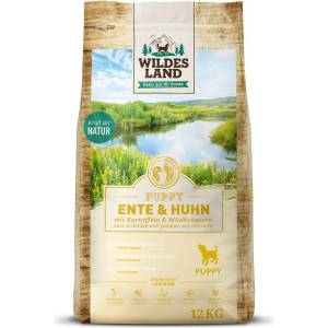 Wildes Land Puppy Патица и Пиле 12 kg - galabari