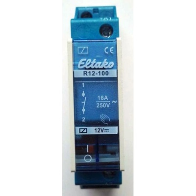 Eltako R12-100-12V DC spínací relé , 12 V, 8 A, 1 spínací kontakt, 1 ks