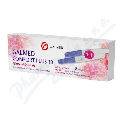Galmed Comfort Plus 10 Test těhotenský 1 + 1 ks – Zboží Dáma