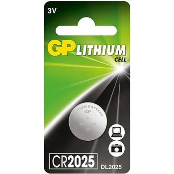 Image 1 of GP Batteries Литиева бутонна батерия gp cr2025 3 v 1 бр. gp (gp-bl-cr2025-7u1)
