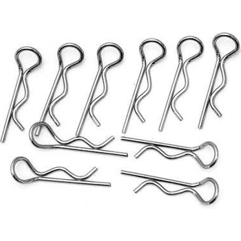 HOBBYTECH Universální sponky karoserie 1/8 10 ks