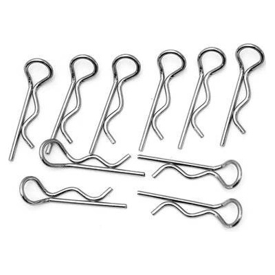 HOBBYTECH Universální sponky karoserie 1/8 10 ks