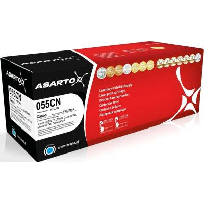 Compatible AS-LC55CN синя касета за принтер Canon 055CN (AS-LC55CN)