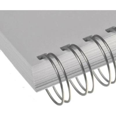 Renz Wire Kovový hřbet 2:1, 22 mm (do 190l), 50 ks, stříbrná