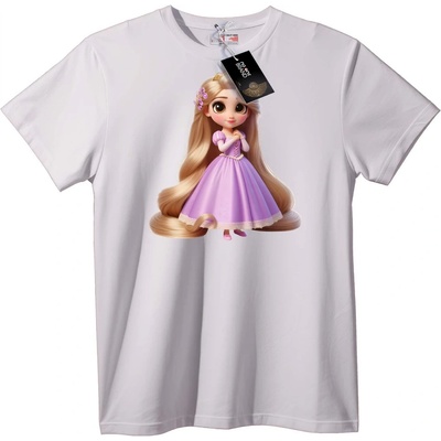 NOONEBRAND Тениска Рапунжел Анимация - 5XL, White