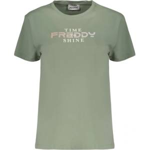 FREDDY Дамска тениска с къс ръкав freddy, Размер l, Цвят Зелено (s26wcrt3_vev96)