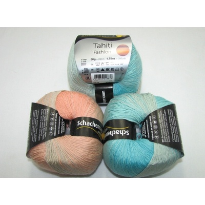 Tahiti Fashion 50g - 7626 oranžovo tyrkysová