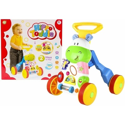 Mamido Detské hrajúci chodítko hroch