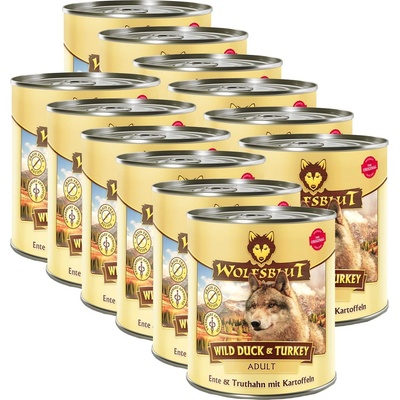 Wolfsblut Консерва Wolfsblut Wild Duck & Turkey 12 x 800 г