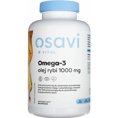 Osavi Omega-3 rybí olej 1000 mg 180 kapsúl