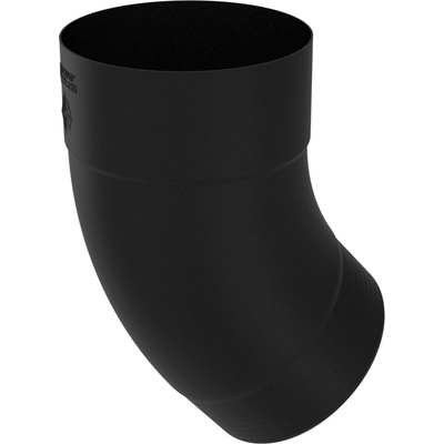 Zambelli Colordur Koleno 40° ø 100 mm falcované RAL 9005 černa 243205-E-9005