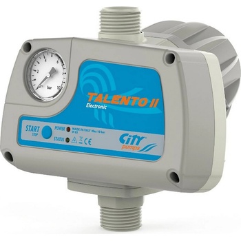 City Pumps Електронен пресостат за автоматично управление на електрически помпи с ръчен старт City Pumps Talento-2, 50066/215PI - 12 м3/ч, 10 bar, 230 V (50066/215PI)