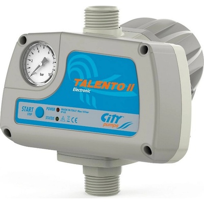 City Pumps Електронен пресостат за автоматично управление на електрически помпи с ръчен старт City Pumps Talento-2, 50066/215PI - 12 м3/ч, 10 bar, 230 V (50066/215PI)