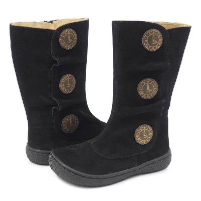Livie and Luca Tiempo Black Suede Velikost EU: 22, vnitřní délka: 144, vnitřní šířka: 65