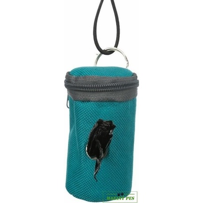 Trixie Nylonové pouzdro na sáčky na trus 2 role sáčků á 15 ks různé barvy tyrkysová