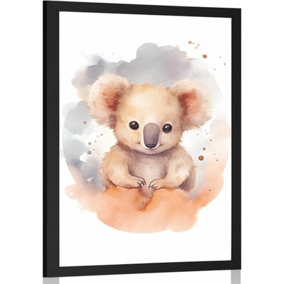 Plakát zasněná koala - 20x30 white