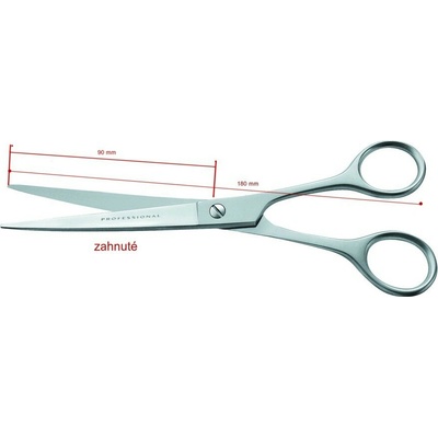 Chadog zahnuté nůžky na psy 18 cm – Zbozi.Blesk.cz