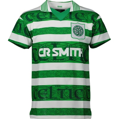 Team Футболна фланелка Team Men's Celtic Home Licensed Retro Football Shirts - Green/White