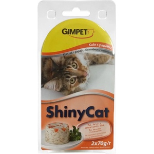 Gimborn GimCat ShinyCat пиле + папая 2 x 70 г